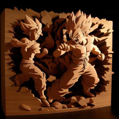 3D модель Dawn Of A New Era Pochama VS Subomie Hikaris FirBatt b (STL)